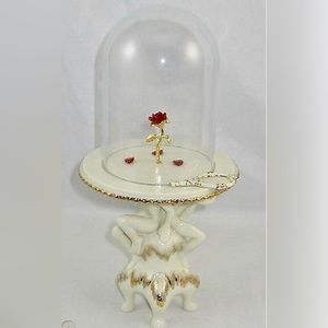 Lenox "Enchanted Rose" Beauty and the Beast Figurine RARE